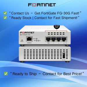 Fortinet FG-30G อุปกรณ์ไฟร์วอลล์ FortiGate รุ่นใหม่ของแท้ ฮาร์ดแวร์เครือข่ายสำหรับองค์กรใหม่ รับประกัน 1 ปี จัดส่งรวดเร็ว - Product Image 3