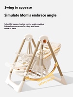 Fauteuil Balancelle Bébé Pliable Multifonctionnel 2 en 1 Moderne et Sûr, Siège Léger en Plastique pour Enfants