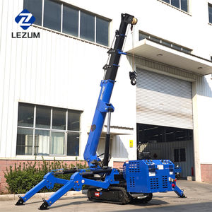 Mini grue araignée à chenilles, directement de l'usine |   Grues à flèche télescopique hydrauliques de 3 tonnes |   Recrutement de revendeurs - Product Image 3