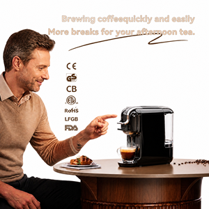 เครื่องชงกาแฟเอสเพรสโซแบบหลายหัวชง 19 บาร์ ชงได้ทั้งกาแฟร้อนและเย็น ใช้ได้กับ Kcup, NS, <span class=keywords><strong>Dolce</strong></span> <span class=keywords><strong>Gusto</strong></span>, ESE Pod และกาแฟบด - Product Image 4