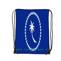 Sac de sport en polyester léger avec cordon de serrage, motif drapeau du Belize, idéal pour le voyage, le camping et l'usage quotidien
