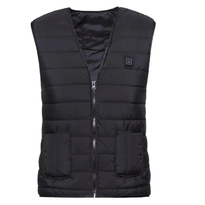 Winter Warm Windproof OEM Wholesale Thermal Outdoor Wear Powered Work Puffer USB Motorcycle Cycling electric vest