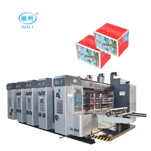 Hotter Sell Full Automatic Paper Pizza Boxes Printer Slotter Rotory Die-Cutting Making Machines