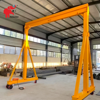 Mini-grue portique mobile et portable de 1, 2, 3 et 5 tonnes pour ateliers de maintenance