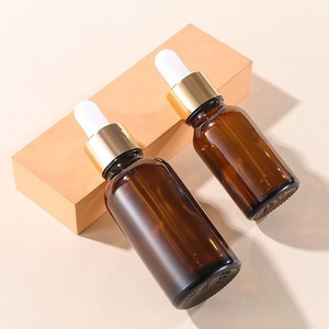 ขวดแก้วใส/สีชา สำหรับน้ำมันหอมระเหย ขนาด 5 มล. 10 มล. 15 มล. 20 มล. 30 มล. 50 มล. 100 มล. พร้อมหลอดหยดแก้ว ขายส่ง - Product Image 4
