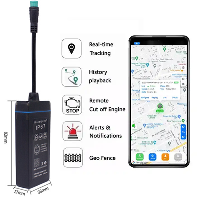 4G GPS Locator CA002 IP67 Waterproof GPS Tracker 4g Fee Platform Use Factory Wholesale Price