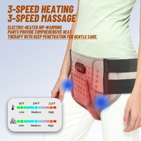 Sous-vêtements chauffants pour physiothérapie des parties intimes, avec thérapie par lumière rouge 660nm, pour soulager la douleur à la hanche et réchauffer l'abdomen