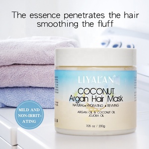 <span class=keywords><strong>Mascarilla</strong></span> Capilar <span class=keywords><strong>Profesional</strong></span> para el Cuidado del Cabello, <span class=keywords><strong>Hidratante</strong></span> y Reparadora, con Colágeno, Queratina, Aguacate, Coco y Aceite de Argán - Product Image 5