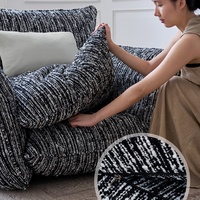 Fauteuil inclinable en tissu bouclé rétro français de luxe Zayshine, salon, chambre à coucher, appartement modulaire, villa, canapé 1 place
