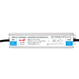 CE/CB 100W IP67 Waterproof <b>LED</b> Power Supply Transformer 100-240VAC-DC12V <b>24V</b> Constant Voltage High PF0.95 <b>LED</b> Strip Light <b>Driver</b> - Product Image 2