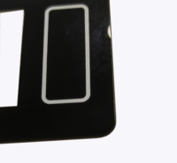 Personnalisez le panneau en verre trempé ultra mince de 1.1mm avec la sérigraphie en soie