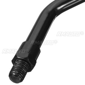 Par de Espejos Retrovisores Laterales Rectangulares Negros de 10 mm con Rosca Negra para Motocicleta, Scooter, ATV - Product Image 5