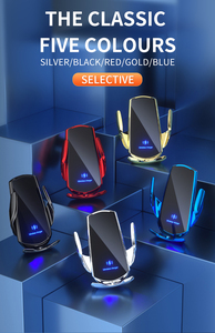 Pengisi Daya Mobil Baru Pengisian Cepat Nirkabel Dudukan Pengisi Daya Mobil 15w Dudukan Ponsel Mobil untuk Ip14 /15 - Product Image 4