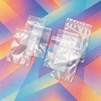 Sacs en plastique légers à haute transparence avec logo personnalisé, simple ou double couche, anti-poussière, pour la vente au détail
