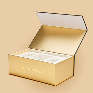 Custom Die Cut White Sliding Open Top Lidless Slow High Quality Rigid Cosmetic <b>Magnetic</b> Lid <b>Box</b> with Recyclable Material - Product Image 5