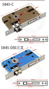 ידיות דלת חיצוניות מודרניות, דקות, בצבע שחור, מפליז, עץ ופלדה, עם התקנה קלה לחלון ודלת של דירה - Product Image 2
