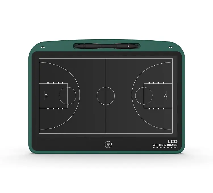 Precio de fábrica, tablero de entrenamiento de pantalla ABS de 13,5 pulgadas, tableta de escritura táctica, almohadilla de entrenamiento de cancha de baloncesto