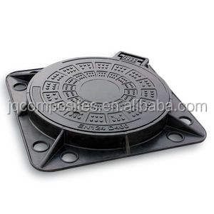 SMC <span class=keywords><strong>BMC</strong></span> 복합 FRP 맨홀 커버 EN124 A15 50x50cm 플라스틱/원형 공장 가격 맨홀 커버 - Product Image 5