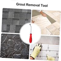 Kit d'outils de nettoyage pratique pour joints, grattoir pour joints, outil de nettoyage pour joints, outil de décapage pour joints, couleur aléatoire