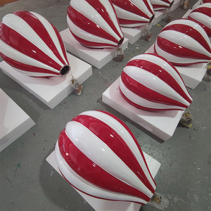 New design wholesale price hot air balloon Sculpture party theme park decoration Resin hot air balloon Sculpture