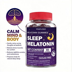 Gomitas de Melatonina Natural OEM, Fórmula Vegana Sin Azúcar para Calmar <span class=keywords><strong>la</strong></span> <span class=keywords><strong>Mente</strong></span>, Relajar el Cuerpo y Promover un Sueño Reparador - Product Image 5