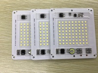 Module DOB AC 50W 220V IP65 90LM/W 3030 SMD LED Module 100x90mm PCB PCBA 6000-6500K 4500LM Plaque d'éclairage pour projecteur LED