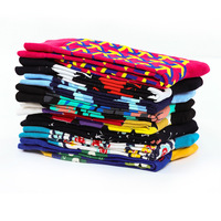 Chaussettes amusantes pour hommes RIHOSOX en mélange de spandex/polyester/coton, respirantes, à séchage rapide, durables, écologiques, colorées
