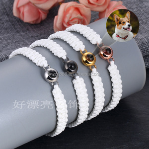 Nueva pulsera tejida Pulsera de proyección Te amo <span class=keywords><strong>en</strong></span> 100 idiomas - Product Image 5