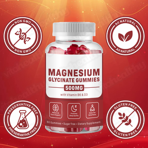 Vitahealthy OEM/ODM Gommose al Magnesio Glicinato con Vitamine <span class=keywords><strong>per</strong></span> Adulti, Supporto <span class=keywords><strong>per</strong></span> la Concentrazione, Prezzo all'Ingrosso - Product Image 3