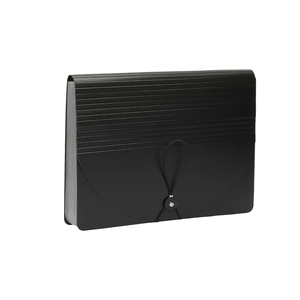 تصنيع المعدات الأصلية A4 توسيع بلاستيك أسود 13 جيب قابل للتوسيع حقيبة محفظة حجم نمط قانوني للاستخدام المدرسي - Product Image 5