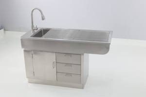 不锈钢兽医手术器械 动物医院干湿两用台设备 - Product Image 2