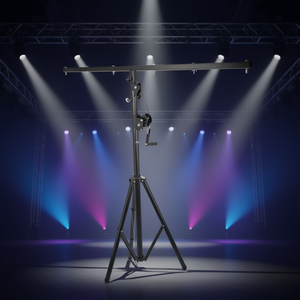 ขาตั้งไฟดีเจ 5Core ขนาด 65.5 111 นิ้ว ปรับระดับด้วยมือหมุน ระบบโครงถักไฟเวที โครงสร้างโลหะ - Product Image 2