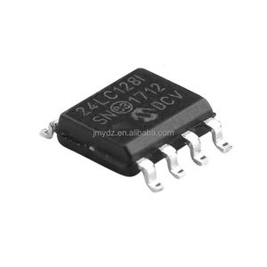 24LC128T-I/SN SOIC-8 128Kb I2C Compatible Dual Line Serial EEPROM Chip - Product Image 1