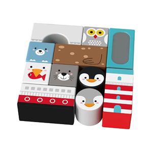 Jouets en bois personnalisés, bois de genévrier, puzzle <span class=keywords><strong>Tetra</strong></span>-s <span class=keywords><strong>pour</strong></span> bébés et enfants de maternelle - Product Image 2