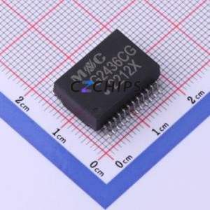 Transformador LAN G2436CG SMD-24P, Inductor de 17.5x12.2mm 1CT:1CT Puerto Único 100/1000 Base-T Sin PoE - Product Image 1