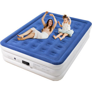 Cama de aire de lujo para dormitorio, cama inflable automática con colchón de bomba integrado - Product Image 2