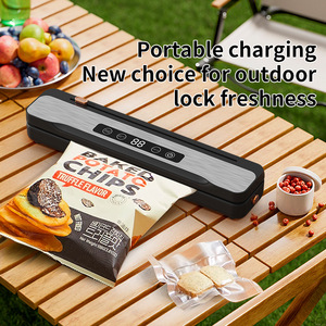 High Quality Wireless Vacuum Sealer Fully Automatic Household Food Packaging <b>Mini</b> Wet Dry Dual-use Fresh-keeping Machine - Product Image 3
