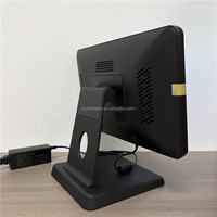 Sistema POS Comercial con Pantalla Táctil de 15/11.6 Pulgadas, Pantalla Dual Compatible con Windows 10 y 11, Caja Registradora Electrónica Delgada