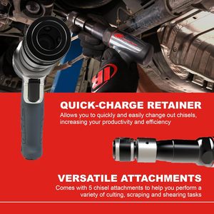 ชุดค้อนลม Ingersoll Rand 119MAXK ขนาด 3 1/2 นิ้ว พร้อมชุดสิ่ว 5 ชิ้น สำหรับงานโลหะและคอนกรีต - Product Image 3