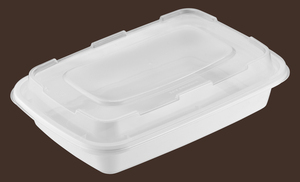 กล่องพลาสติกใส่อาหารทรงสี่เหลี่ยมผืนผ้า ยี่ห้อ Tiya ใช้แล้วทิ้ง ทนความร้อน ใช้กับไมโครเวฟได้ ผลิตจากพลาสติก <span class=keywords><strong>PP</strong></span> เกรดสำหรับอาหาร ป้องกันการรั่วซึม เหมาะสำหรับใส่สลัดและเนื้อสัตว์ กล่องสำหรับใส่อาหารกลับบ้าน - Product Image 4