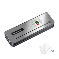 75kPa 50W 2000mAh 30cm 4L/min ecran tactile coupe-sac cuisine alimentaire machine sous vide portative scelleuse sous vide