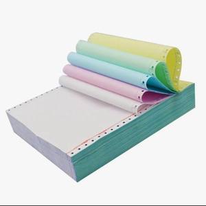Bon de commande personnalisé, reçu, <span class=keywords><strong>facture</strong></span>, 1 2 3 4 5 6 plis, 9,5 x 11 pouces, papier continu sans carbone NCR pour ordinateur - Product Image 2