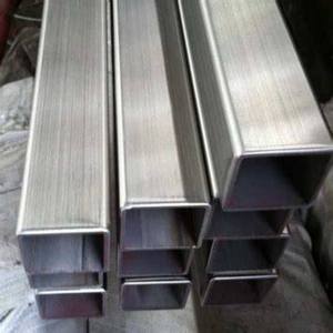 Pipa Baja Tahan Karat Seamless Persegi Inox 201 202 310s 304 316 untuk Railing Seri 300 Pengelasan Pembengkokan Pemotongan - Product Image 1