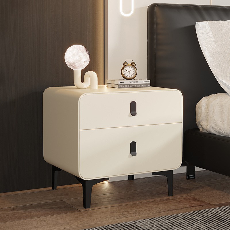 Cream White [High-Density Frame Solid Wood Drawers]