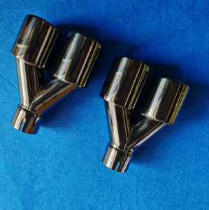 Embout d'échappement en titane noir de 3,5 pouces, forme en U, embout de silencieux double en acier inoxydable, embout de tuyau d'échappement universel, <span class=keywords><strong>accessoires</strong></span> de <span class=keywords><strong>tuning</strong></span> automobile - Product Image 1