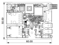 Routeur IoT NanoPi R1 double port réseau fourni en usine 1G RAM + 8G EMMC BT WiFi carte de développement Open Source avec boîtier