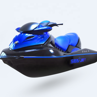 Jet ski personnel de luxe 1400cc Moteur 4 temps Bateau à moteur en fibre de verre d'occasion à vendre