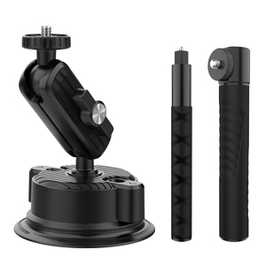 Monopié Extensible con Mango Giratorio para Insta360, Palo para Selfies, Luz de Flash, Monitor, Micrófono, Aleación de Aluminio y Plástico - Product Image 4