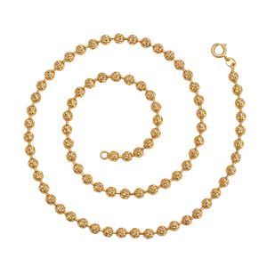 <span class=keywords><strong>Collana</strong></span> <span class=keywords><strong>Rosario</strong></span> in Stile Dubai con Catene Dorate, Gioielleria <span class=keywords><strong>di</strong></span> Moda Xuping 46303 - Product Image 1