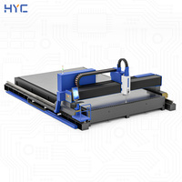 Machine de découpe laser à fibre CNC à portique, commande CypCut, servomoteur Yaskawa, HIWIN pour le traitement de tôles métalliques de 6 kW haute puissance
